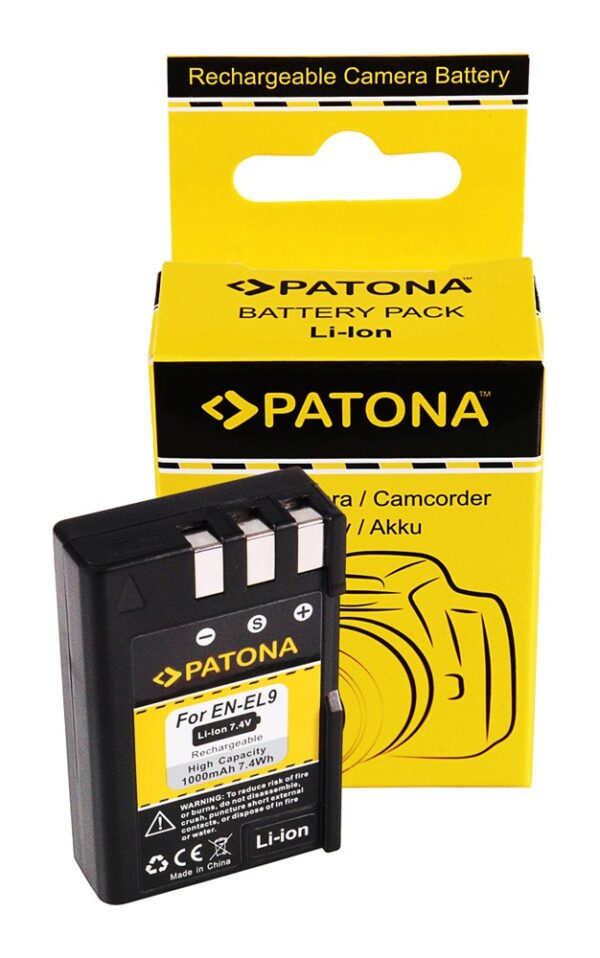 Battery NIKON EN-EL9 ENEL9 D40 D 40 D-40 D40x D60 D5000