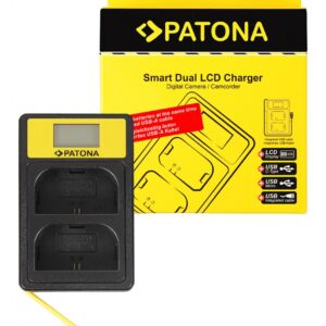 Smart Dual LCD USB Charger Canon LP-E6 EOS 5D 60D 60Da 6D 7D EOS70D EOS-70D LP-E6 Mark II