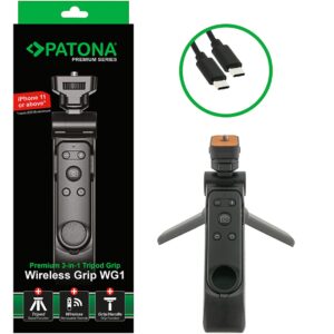 Premium Vlog Selfie Tripod Wireless Grip WG1