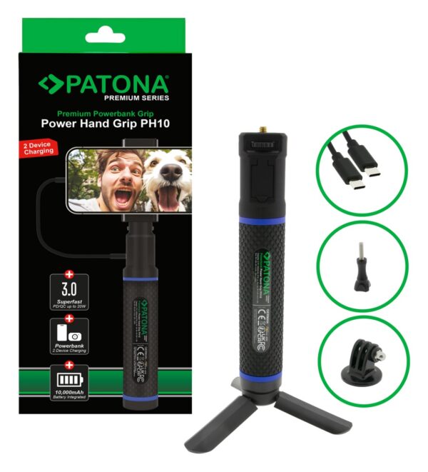 Premium Grip Power Hand PH10 with power bank