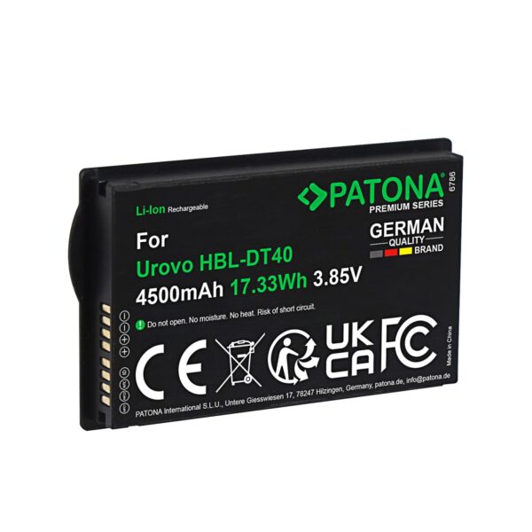 Premium battery Urovo DT40 HBL-DT40